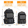 Custom Logo Travel Waterproof Large Photography Triangle Digital SLR Video Bag Camera Backpack with Laptop Compartment