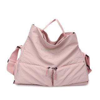 Waterproof Fabric Men Women Travel Sports Workouts Bags Shoe Wet Compartments Custom Logo Gym Duffle Fitness Bag