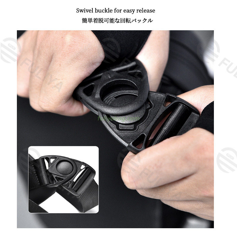 Custom Leisure Lightweight Small Outdoor Travel Riding Sport Messenger Chest Bag Men's Commuting Crossbody Shoulder Bag