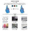 BSCI Factory Wholesale Running Bag Letter Decorated Chest Bag Sport Crossbody Shoulder Bag for Travel Gym School Work
