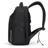 Custom Logo Black Waterproof Oxford Travel Business Computer Rucksack Airplane Office Laptop Backpack for Men Daily Use