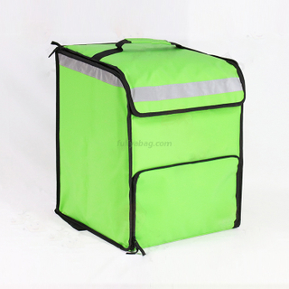 Chinese Double Layer Pizza Insulated Delivery Bag Logo
