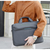 Men Office Business Student Shoulder Bag Executive Briefcase Luxury PU Waterproof Laptop Sling Bag Briefcase