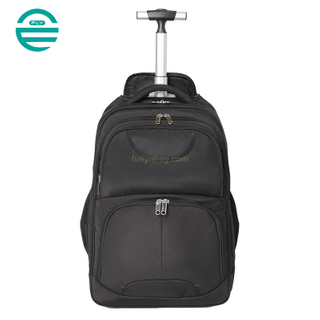 OEM Trolley Luggage Suitcase High School College Rolling Travel Backpack 17 inch Business Laptop Backpack with Wheels