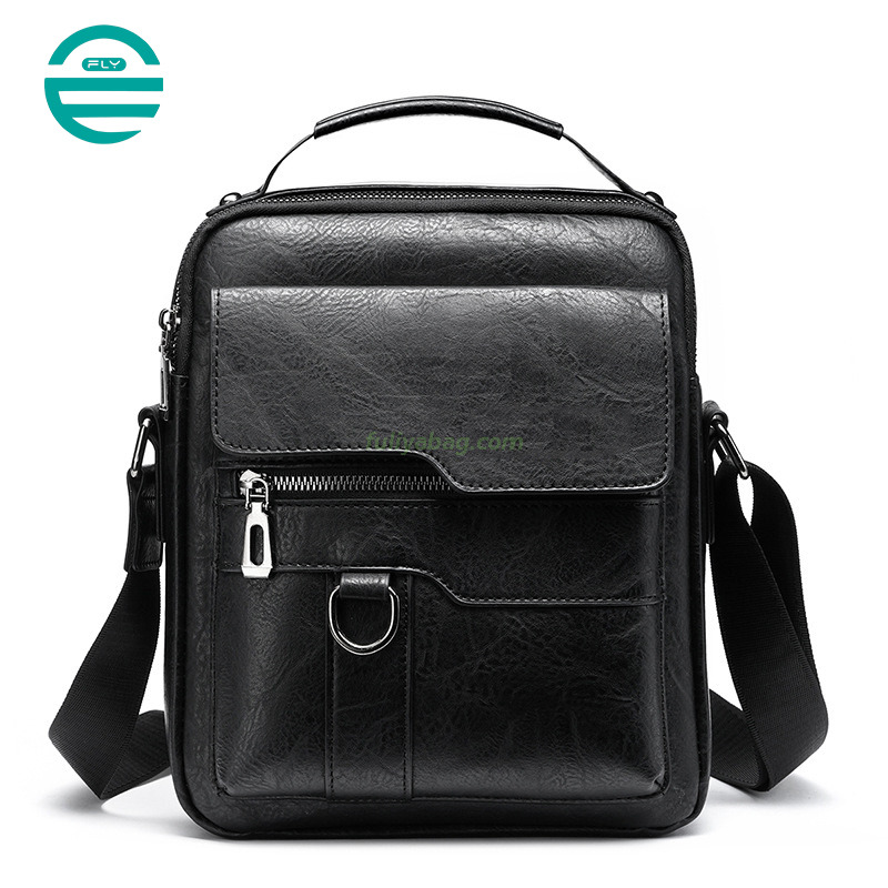 New Fashion Pu Leather Square Classic Vintage Waterproof Men Messenger Bags Sling Shoulder Crossbody Bags