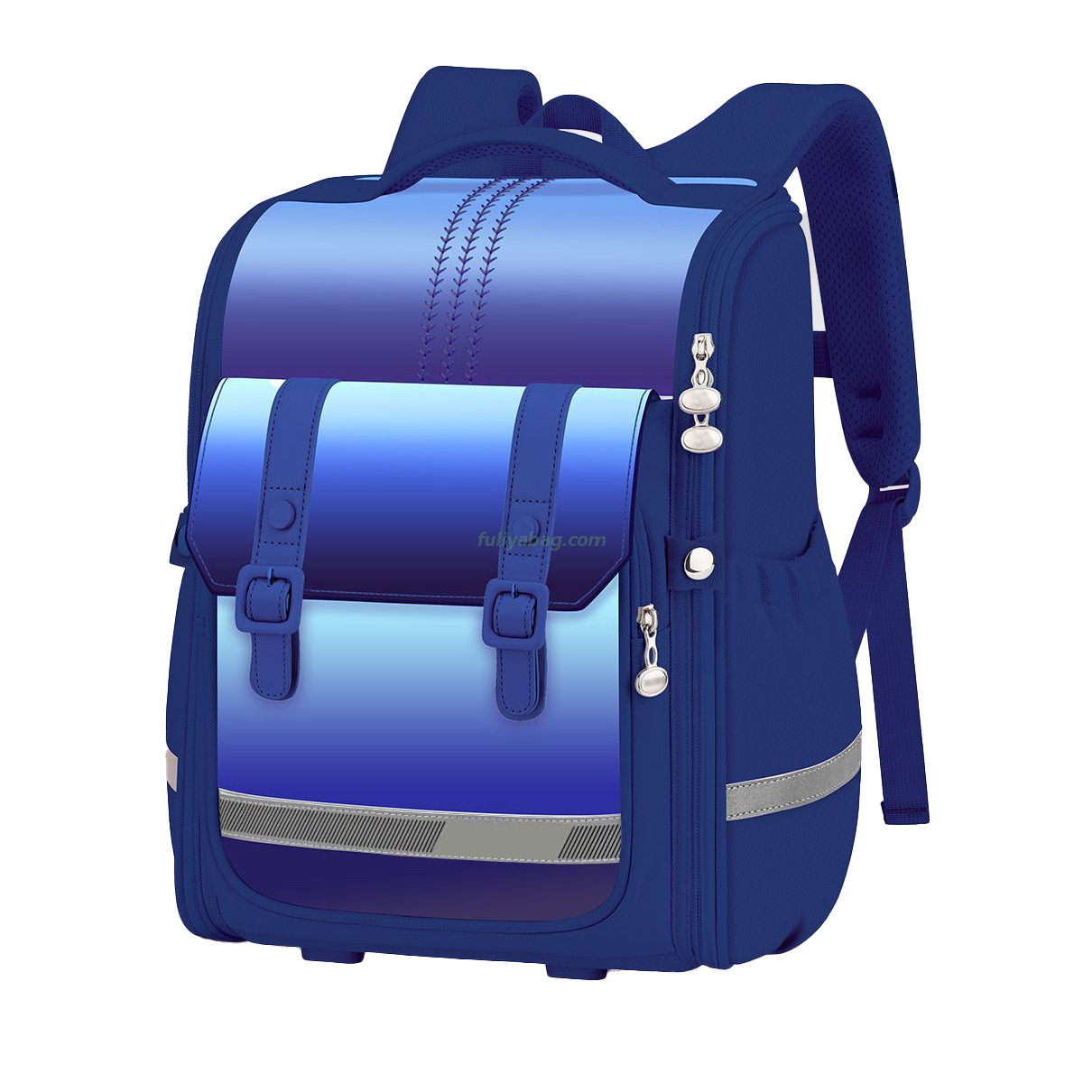 High End Girls Boys Kids Gradient Colors Waterproof Large Capacity Primary School Schoolbag Backpack for 1-6 Grades
