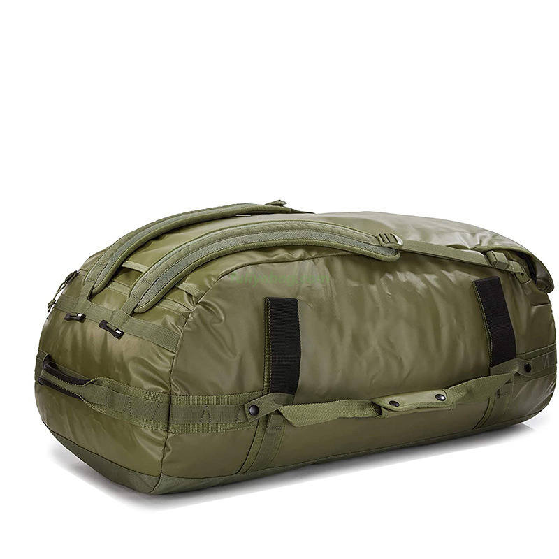 Durable Waterproof Sports Hiking Camping Bag Duffel Weekend Gym Backpack Custom Outdoor Tarpaulin Travel Bag