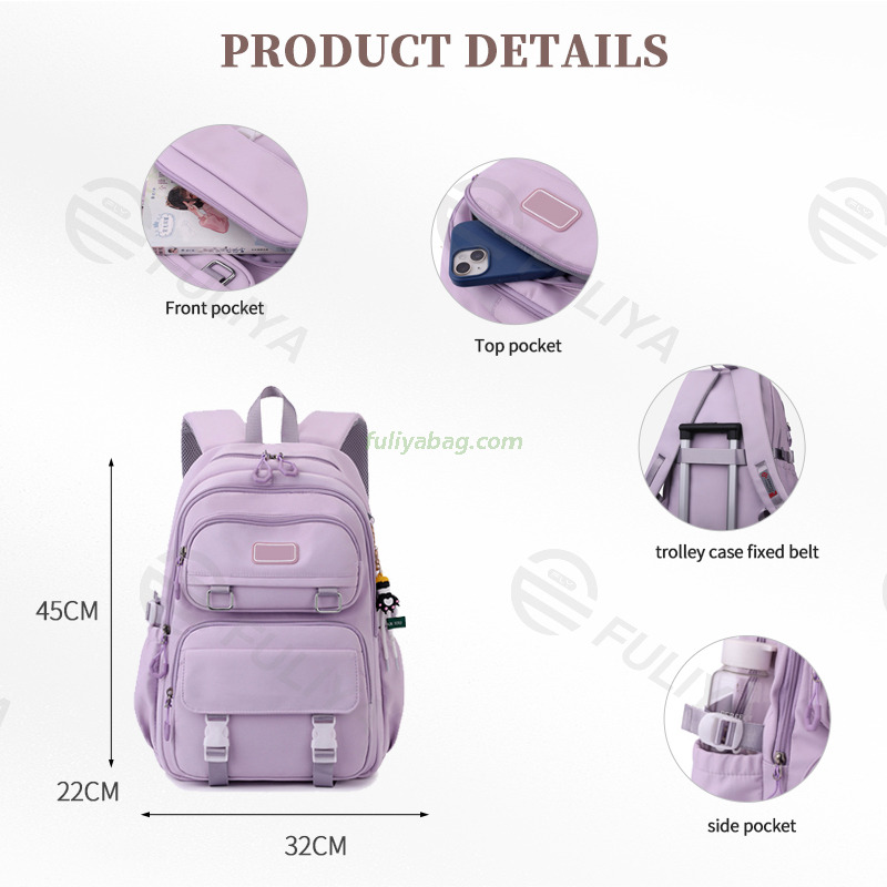 Factory Wholesale Waterproof Primary kids School Bag Backpack Nylon Travel Sports Backpack for Boy Girls Kids 
