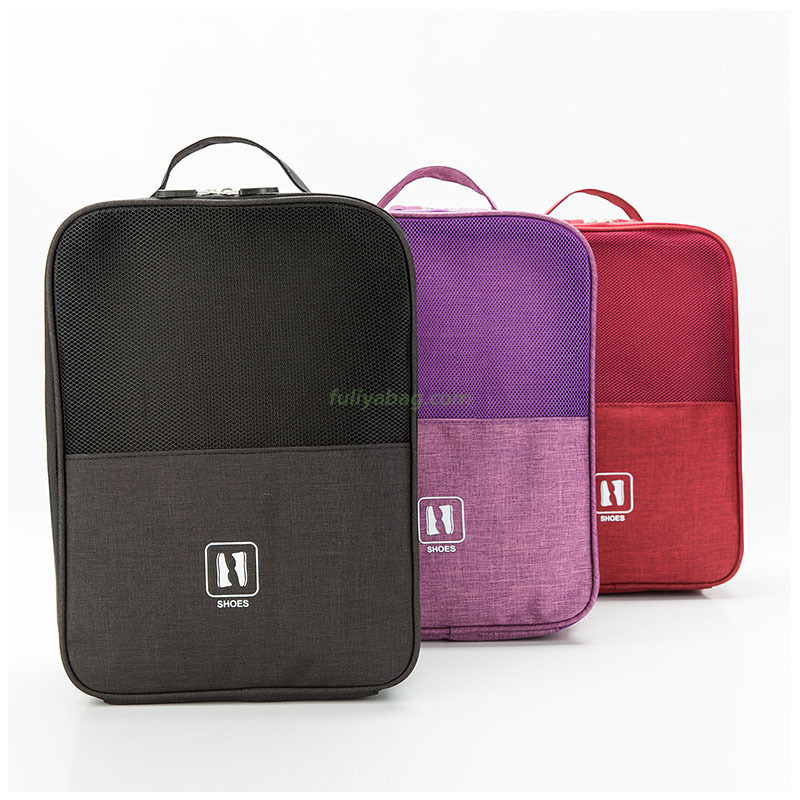 Factory Custom Logo Waterproof Polyester Sports Soccer Football Golf Shoe Carry Shoe Storage Box and Bag