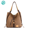 Factory Casual Handbag Convertible Backpack Large Capacity Canvas Pouch Bag Women's Shoulder Bags Tote Bag