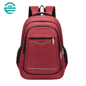 Solid Color Nylon Business College Shoulder Bag Portable Lightweight Universal Computer Schoolbag Laptop Backpack 