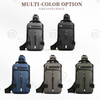 Multifunction Nylon Waterproof Crossbody Shoulder Bag Phone Pouch Custom Men's Chest Sling Bag for Men