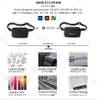 Custom Logo Adjustable Strap Small Crossbody Fanny Pack Pouch Trendy Chest Bag Sports Outdoor Travel Mens Waist Bag