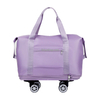 Waterproof Gym Sport Duffel Fitness Handbag Custom Women Man Expandable Trolley Travel Tote Bag with Wheel