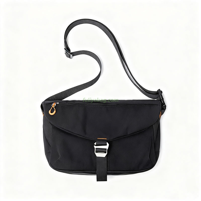 Fashion Waterproof College Students Men's Messenger Bag Large Capacity Multi Compartment Travel Crossbody Shoulder Bag