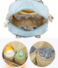 Custom Large Capacity Baby Outing Travel Handbag Women Backpack Insulated Mother Bag Dry Wet Separation Mummy Bag