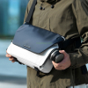 Custom Logo Large Capacity Outdoor Sports Motorcycle Cycling Bag Magnetic Buckle Messenger Bag Men's Crossbody Bag