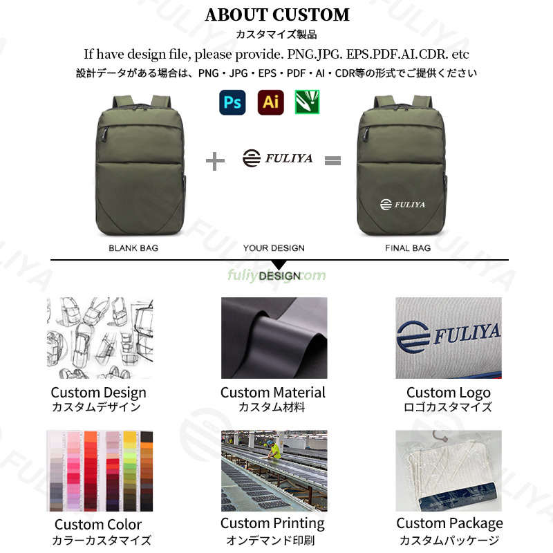 New Simple Waterproof Oxford Leisure Multi-functional Laptop Bag Business Trip Travel Men’s Backpack for Students