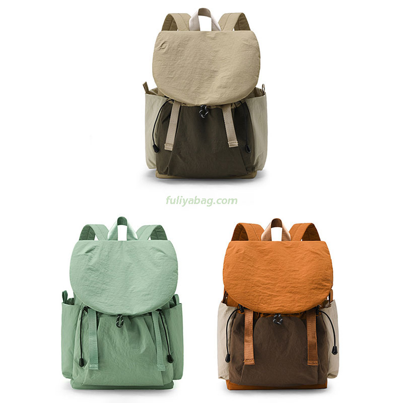 Wholesale Daily Travel Casual Custom Logo School Kids Backpack Bag Lightweight Students Drawstring Backpack for Teenager