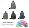 Custom Fashion Waterproof Nylon Durable Travel Casual Sports Sling Chest Bag Boy Men Shoulder Crossbody Bag