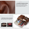 Men's Messenger Bag Office Work Shoulder Bag Computer Handbag Business Laptop Genuine Leather Briefcase