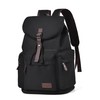 Fashionable Unisex Men School Drawstring Closure Backpack Large Capacity Leisure Outdoors Casual Laptop Rucksack