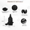 Fashion Running Mobile Phone Bag Casual Outdoor Sports Shoulder Crossbody Bag Multifunctional Mens Chest Sling Bag