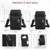 Luxury Fashion Nylon Custom Ladies Single Mobile Phone Bags Waterproof Small Women's Messenger Crossbody Bag