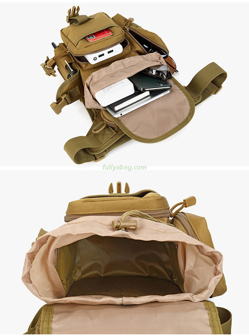 Multi Functional Canvas Motorcycle Racing Hip Thigh Bag Outdoor Climbing Fanny Pack Tactical Fashion Waist Drop Leg Bag