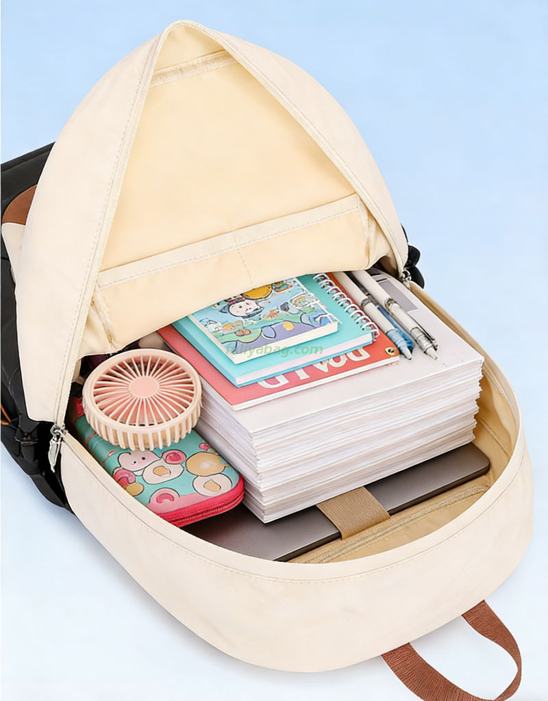 Custom Factory Wholesale Casual Backpack Junior High Students Large Capacity Hiking Bag Durable School Bag Backpack
