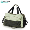 Custom Adjustable Strap Wet Dry Separation Gym Sports Travel Bag Expandable Gym Duffel Bag With Shoe Compartment