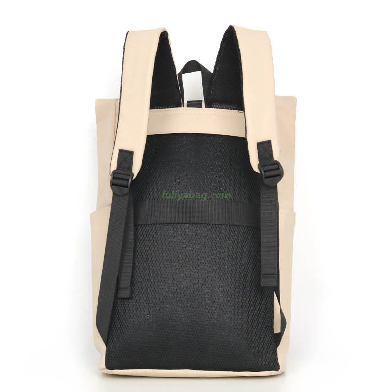 Custom Travel Roll Top Backpack Casual Daypack College Bag Rucksack Male Business Laptop Backpack for Men