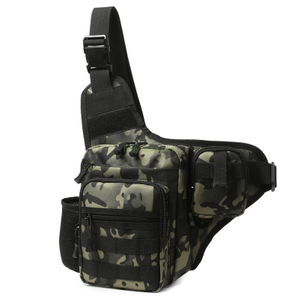 Nylon Tactical Range Chest Bag Single Shoulder Molle Pouch Men Sports Tactical Sling Pouches Messenger Crossbody Bags