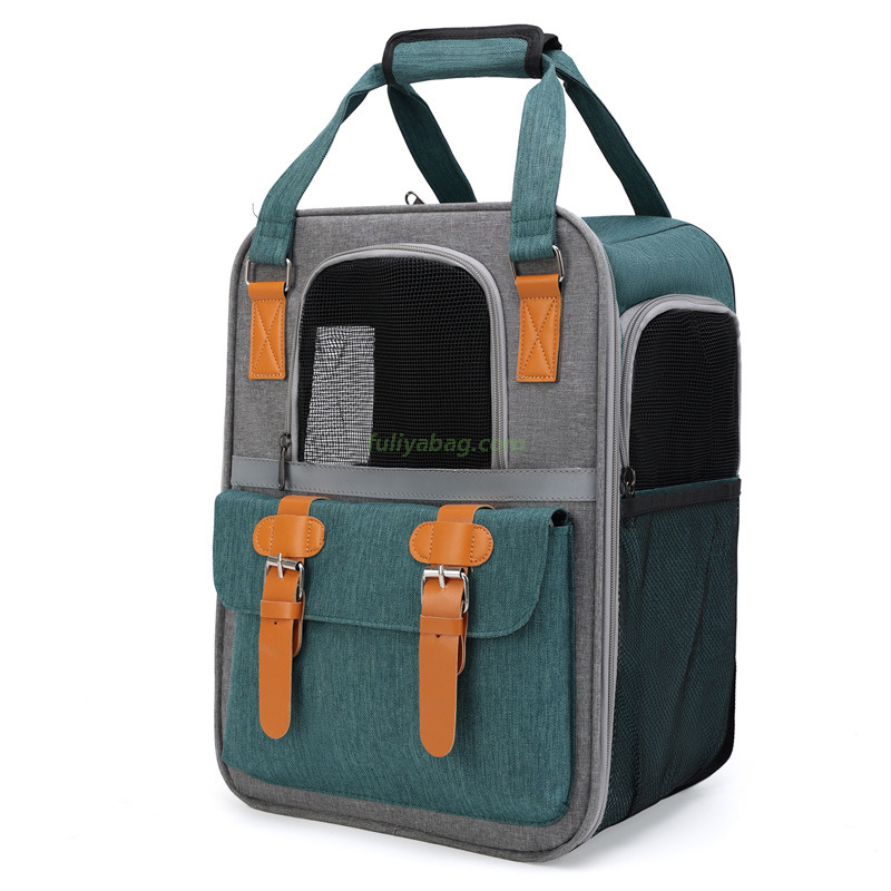 Travel Portable Held Foldable Breathable Pet Cat Carrier Bag Outdoor Large Space Small Dog Rabbit Shoulder Pet Backpack