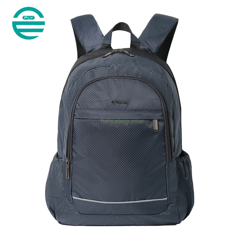 Unisex Durable Waterproof Zipper Polyester Large Capacity Laptop Backpack Comfortable Lightweight Travel Causal Backpack