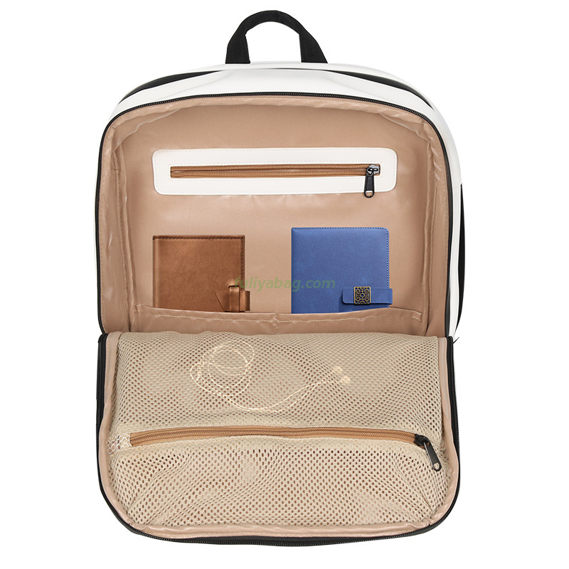 Unisex Customized Printed Leather Fashion Waterproof Backpack Student Sports 16 inch Laptop Backpack