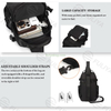 Custom Oxford Chest Bag Men Business Shoulder Fashion Leisure Cycling Hiking Travel Bag Large Capacity Crossbody Bag