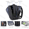 Custom Logo Fashion Backpack Waterproof Usb Charging Business Mens Women Vacuum Travel Backpack With Laptop Compartment