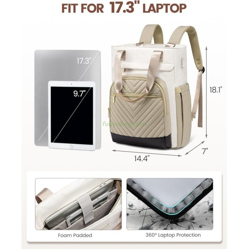 High quality Custom Men 15.6 inch Business Laptop Back Pack Usb Port Travel Computer Backpack for Women