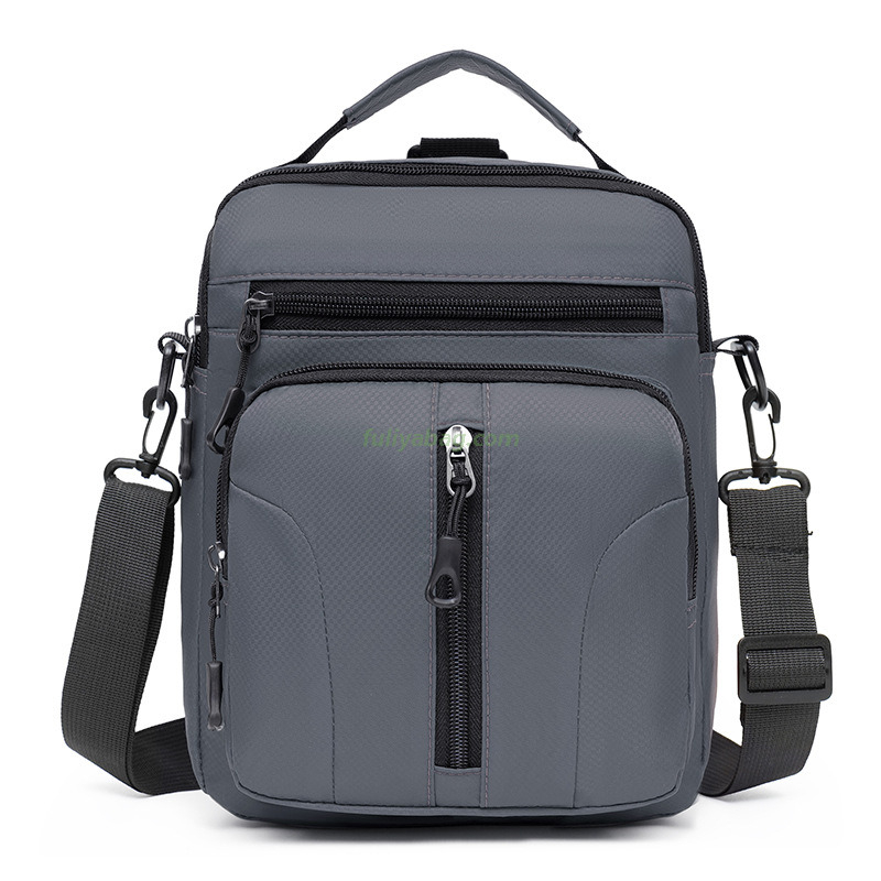 Fashionable Durable Multi-Pocket Oxford Lightweight Mobile Phone Shoulder Messenger Bag Crossbody Bag for Men Women