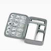 New Custom Logo Portable Zipper Travel Gadget Digital Electronic Accessories Storage Cable Earphone Organizer Bag