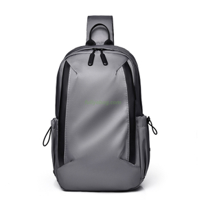 Custom Logo Stylish Waterproof Portable Men Chest Back Bag Outdoor Travel Crossbody Single Sling Pack Sports Chest Bag