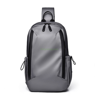 Custom Logo Stylish Waterproof Portable Men Chest Back Bag Outdoor Travel Crossbody Single Sling Pack Sports Chest Bag