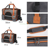 Custom Wholesale Outdoor Portable Folding Mesh Breathable Pet Travel Carrier Bag for Dogs and Cats Pet Transport Cage
