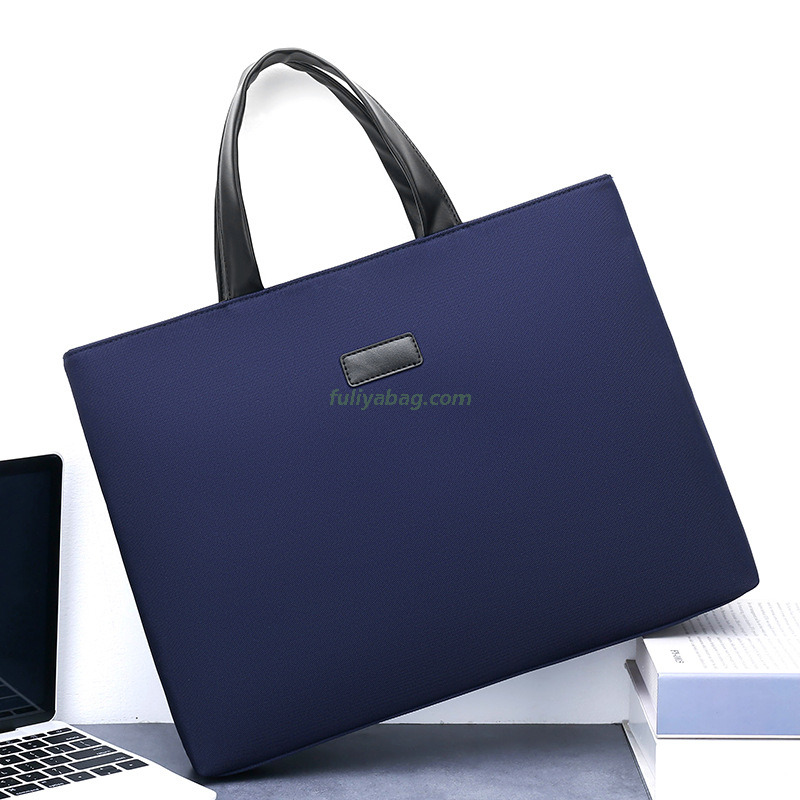 Manufacture Custom Logo Waterproof Oxford Men's Handbag Computer Bag Portable Business Briefcase Commuting Laptop Bags