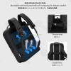 Luxury Durable Stylish USB Waterproof Anti-Theft School Travel Commuting Work Business Backpack for Mans Boys