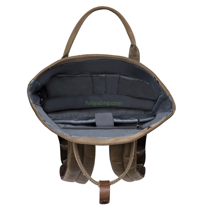 Durable High Quality Men Women Polyester Daypack Vintage Waterproof Rucksack Other Laptop Roll Top Backpack 