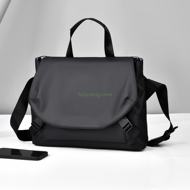 Unisex Custom Wholesale Large Capacity Daily Waterproof Wear Resistant Outdoor Travel Simple Student Messenger Bag