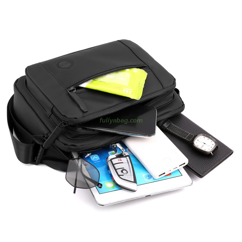 Wholesale Multifunctional Casual Travel Fanny Pack Cycling Sports Crossbody Sling Bag Men's Messenger Bag