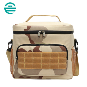 Outdoor Waterproof Oxford Tactic Camouflage Thermal Insulation Bag Portable Picnic Lunch Insulated Cooler Bag